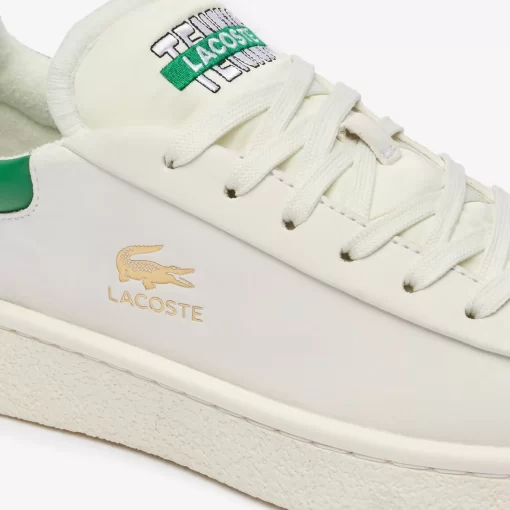 Lacoste Sneakers>Damen-Sneakers Baseshot Aus Premium-Leder White/Green 082