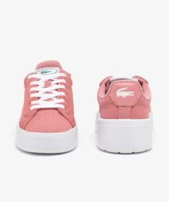 Lacoste Sneakers>Damen-Sneakers Carnaby Platform Pink/White F50