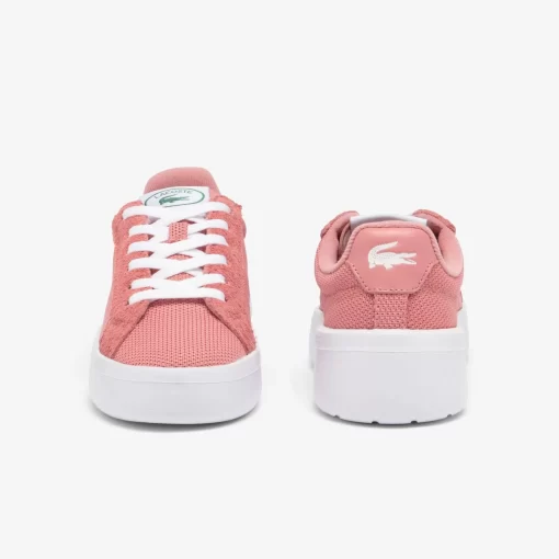 Lacoste Sneakers>Damen-Sneakers Carnaby Platform Pink/White F50