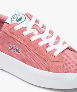 Lacoste Sneakers>Damen-Sneakers Carnaby Platform Pink/White F50