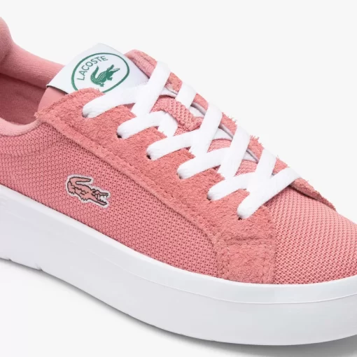 Lacoste Sneakers>Damen-Sneakers Carnaby Platform Pink/White F50