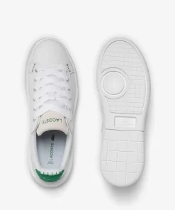 Lacoste Sneakers>Damen-Sneakers Carnaby Platform Aus Leder White/Dark Green 1R5