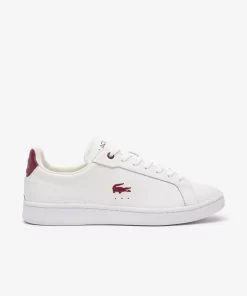 Lacoste Sneakers>Damen-Sneakers Carnaby Pro Aus Leder Wht/Burg 2G1