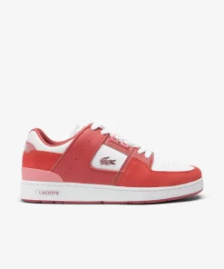 Lacoste Sneakers>Damen-Sneakers Court Cage Aus Leder Dk Pnk/Wht 1T1