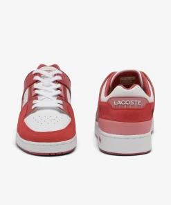 Lacoste Sneakers>Damen-Sneakers Court Cage Aus Leder Dk Pnk/Wht 1T1