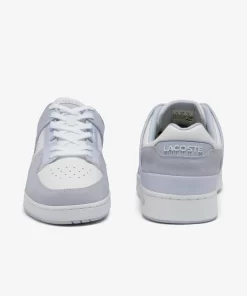 Lacoste Sneakers>Damen-Sneakers Court Cage Aus Leder Lt Blu/Wht 2K7