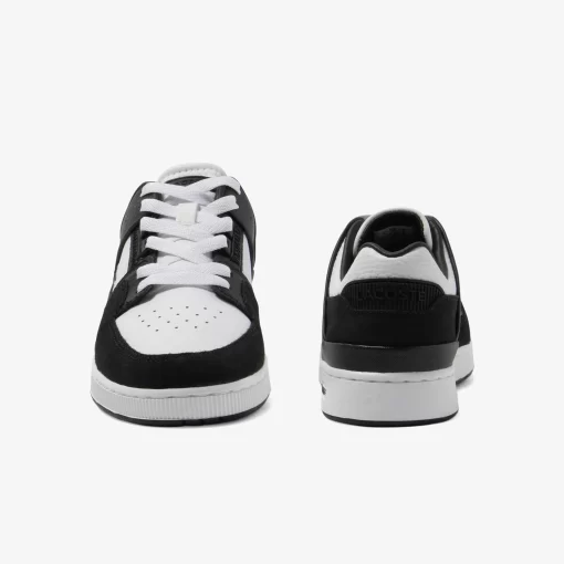 Lacoste Sneakers>Damen-Sneakers Court Cage Aus Leder White/Black 147