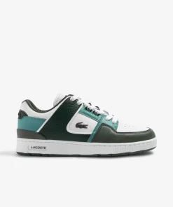 Lacoste Sneakers>Damen-Sneakers Court Cage Aus Leder Und Synthetik White/Green 082