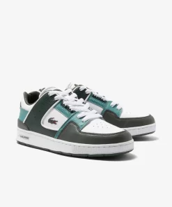 Lacoste Sneakers>Damen-Sneakers Court Cage Aus Leder Und Synthetik White/Green 082