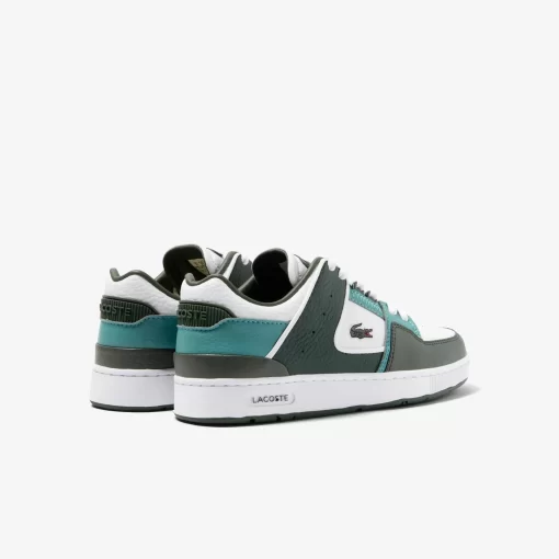 Lacoste Sneakers>Damen-Sneakers Court Cage Aus Leder Und Synthetik White/Green 082