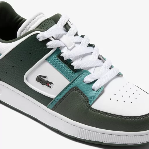 Lacoste Sneakers>Damen-Sneakers Court Cage Aus Leder Und Synthetik White/Green 082