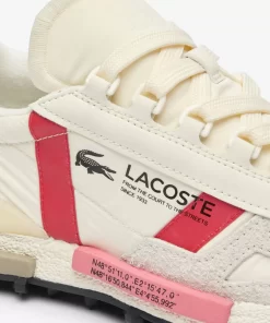 Lacoste Sneakers>Damen-Sneakers Elite Active Off Wht/Red 4Y0