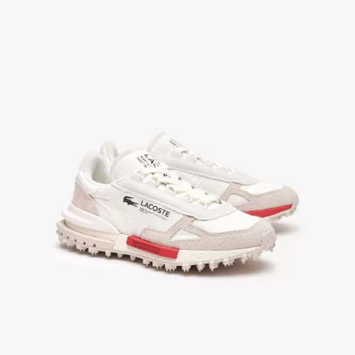 Lacoste Sneakers>Damen-Sneakers Elite Active Aus Textil White / Red 286