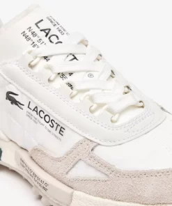 Lacoste Sneakers>Damen-Sneakers Elite Active Aus Textil White/Dark Green 1R5