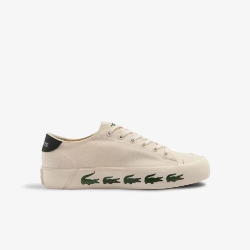 Lacoste Sneakers>Damen-Sneakers Gripshot Aus Textil Off Wht/Dk Grn 1Y5