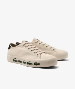 Lacoste Sneakers>Damen-Sneakers Gripshot Aus Textil Off Wht/Dk Grn 1Y5