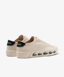 Lacoste Sneakers>Damen-Sneakers Gripshot Aus Textil Off Wht/Dk Grn 1Y5