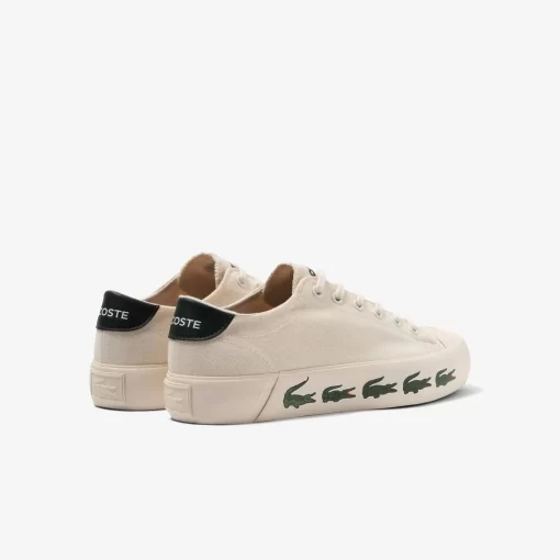 Lacoste Sneakers>Damen-Sneakers Gripshot Aus Textil Off Wht/Dk Grn 1Y5