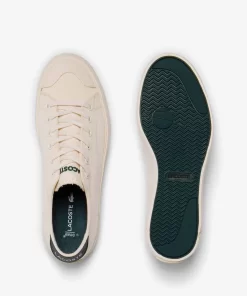 Lacoste Sneakers>Damen-Sneakers Gripshot Aus Textil Off Wht/Dk Grn 1Y5