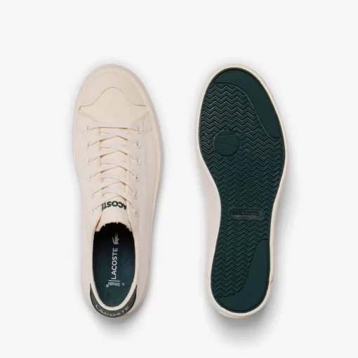 Lacoste Sneakers>Damen-Sneakers Gripshot Aus Textil Off Wht/Dk Grn 1Y5