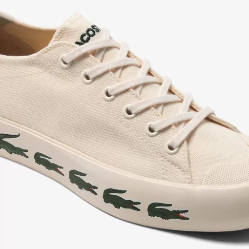 Lacoste Sneakers>Damen-Sneakers Gripshot Aus Textil Off Wht/Dk Grn 1Y5