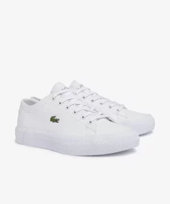 Lacoste Sneakers>Damen-Sneakers Gripshot Bl Aus Leder Und Synthetik White/White 21G