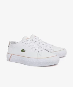 Lacoste Sneakers>Damen-Sneakers Gripshot Bl Aus Leder Und Synthetik White/Light Pink 1Y9