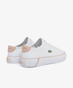 Lacoste Sneakers>Damen-Sneakers Gripshot Bl Aus Leder Und Synthetik White/Light Pink 1Y9