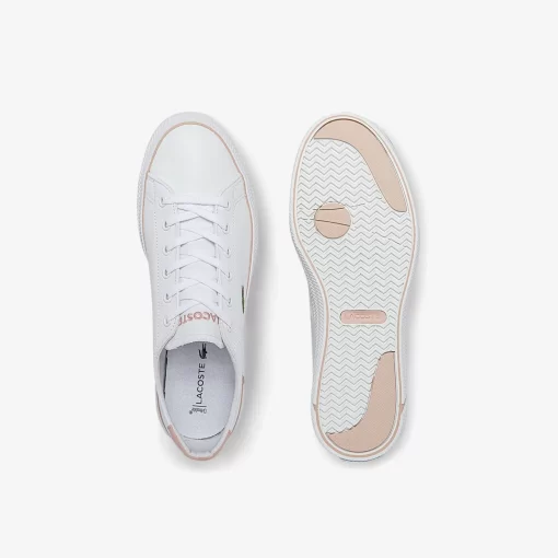 Lacoste Sneakers>Damen-Sneakers Gripshot Bl Aus Leder Und Synthetik White/Light Pink 1Y9