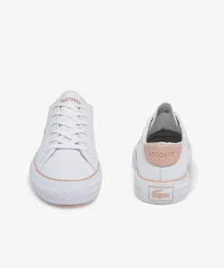 Lacoste Sneakers>Damen-Sneakers Gripshot Bl Aus Leder Und Synthetik White/Light Pink 1Y9