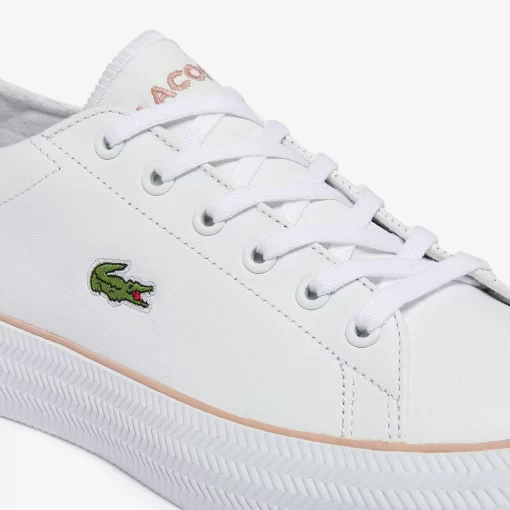 Lacoste Sneakers>Damen-Sneakers Gripshot Bl Aus Leder Und Synthetik White/Light Pink 1Y9