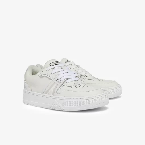 Lacoste Sneakers>Damen-Sneakers L001 Aus Leder Wht/Off Wht 65T