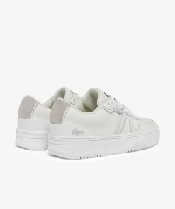 Lacoste Sneakers>Damen-Sneakers L001 Aus Leder Wht/Off Wht 65T