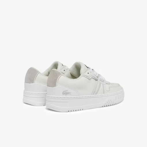 Lacoste Sneakers>Damen-Sneakers L001 Aus Leder Wht/Off Wht 65T