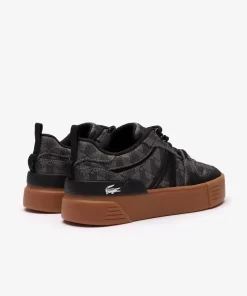 Lacoste Sneakers>Damen-Sneakers L002 Aus Textil Mit Monogramm Blk/Gum 421