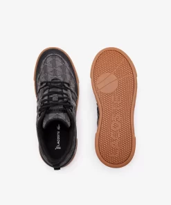 Lacoste Sneakers>Damen-Sneakers L002 Aus Textil Mit Monogramm Blk/Gum 421