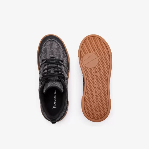 Lacoste Sneakers>Damen-Sneakers L002 Aus Textil Mit Monogramm Blk/Gum 421