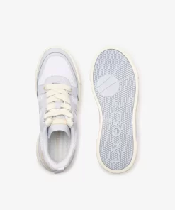 Lacoste Sneakers>Damen-Sneakers L002 Aus Textil Mit Monogramm Wht/Lt Trqs 1T5