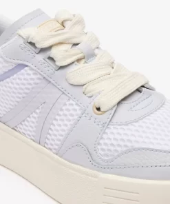 Lacoste Sneakers>Damen-Sneakers L002 Aus Textil Mit Monogramm Wht/Lt Trqs 1T5