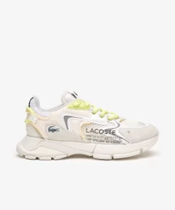 Lacoste Sneakers>Damen-Sneakers L003 Neo Aus Textil Off Wht/Lt Grn Wp2