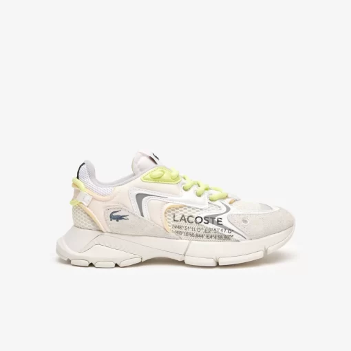 Lacoste Sneakers>Damen-Sneakers L003 Neo Aus Textil Off Wht/Lt Grn Wp2