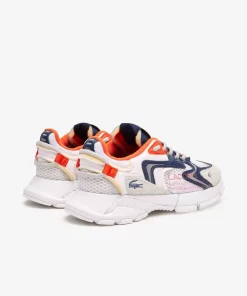 Lacoste Sneakers>Damen-Sneakers L003 Neo Aus Textil White/Orange 1U2