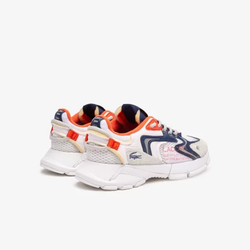 Lacoste Sneakers>Damen-Sneakers L003 Neo Aus Textil White/Orange 1U2