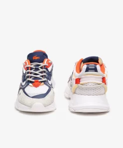 Lacoste Sneakers>Damen-Sneakers L003 Neo Aus Textil White/Orange 1U2