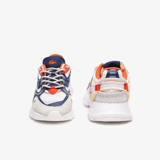 Lacoste Sneakers>Damen-Sneakers L003 Neo Aus Textil White/Orange 1U2