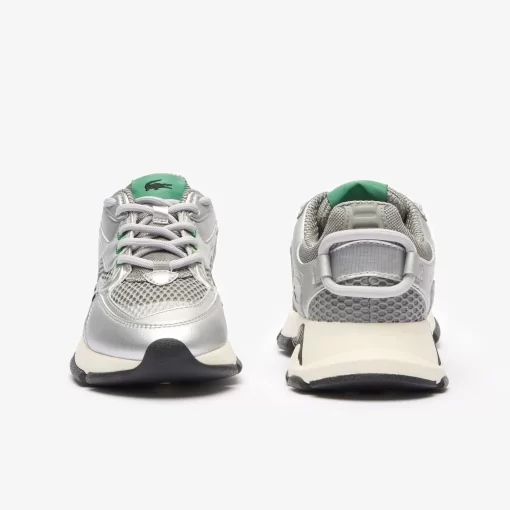 Lacoste Sneakers>Damen-Sneakers L003 Neoand Aus Leder Gry/Slv Gs2