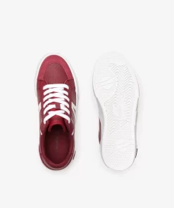 Lacoste Sneakers>Damen-Sneakers L004 Aus Leder Burg/Wht 2H2