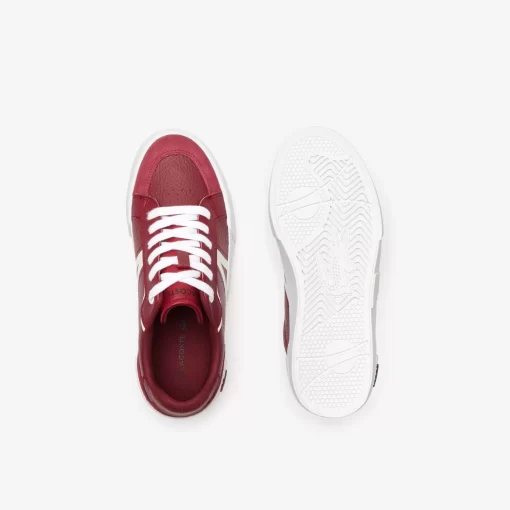 Lacoste Sneakers>Damen-Sneakers L004 Aus Leder Burg/Wht 2H2