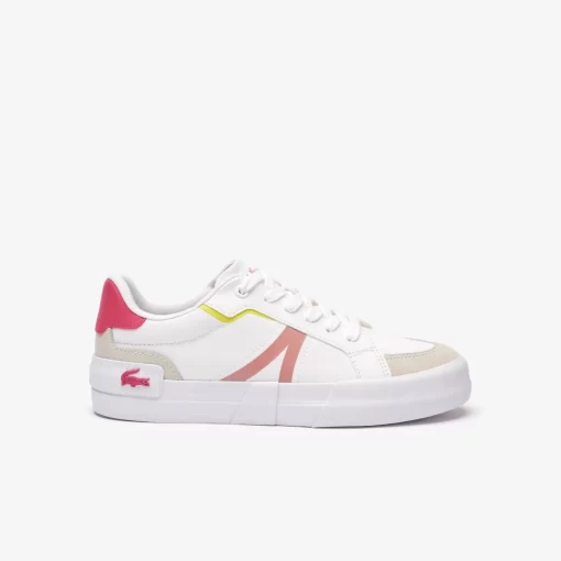 Lacoste Sneakers>Damen-Sneakers L004 Aus Textil White/Pink B53