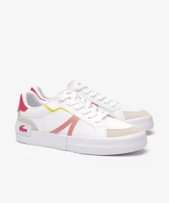 Lacoste Sneakers>Damen-Sneakers L004 Aus Textil White/Pink B53